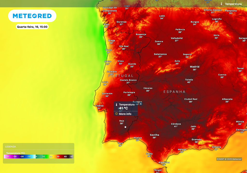 Temperaturas sobem entre terça e quarta-feira em Portugal Continental. Temperaturas sobem entre terça e quarta-feira em Portugal Continental.