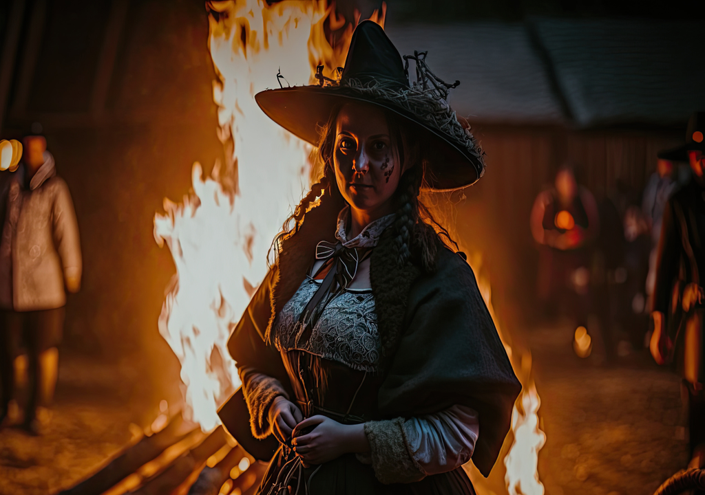 Praga: Na "Noite das Bruxas", queimam-se bonecos de palha em grandes fogueiras para celebrar o triunfo da luz sobre o inverno.