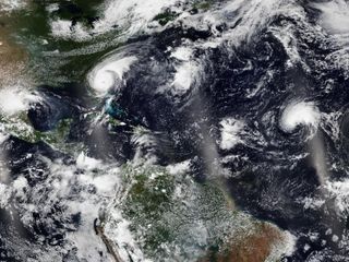 O pico da temporada de furacões do Atlântico Norte