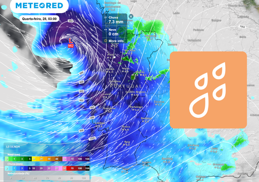 O Porto est&aacute; prestes a viver o dia mais cr&iacute;tico da semana: quase 20 mm em apenas 6 horas e rajadas de at&eacute; 130 km/h