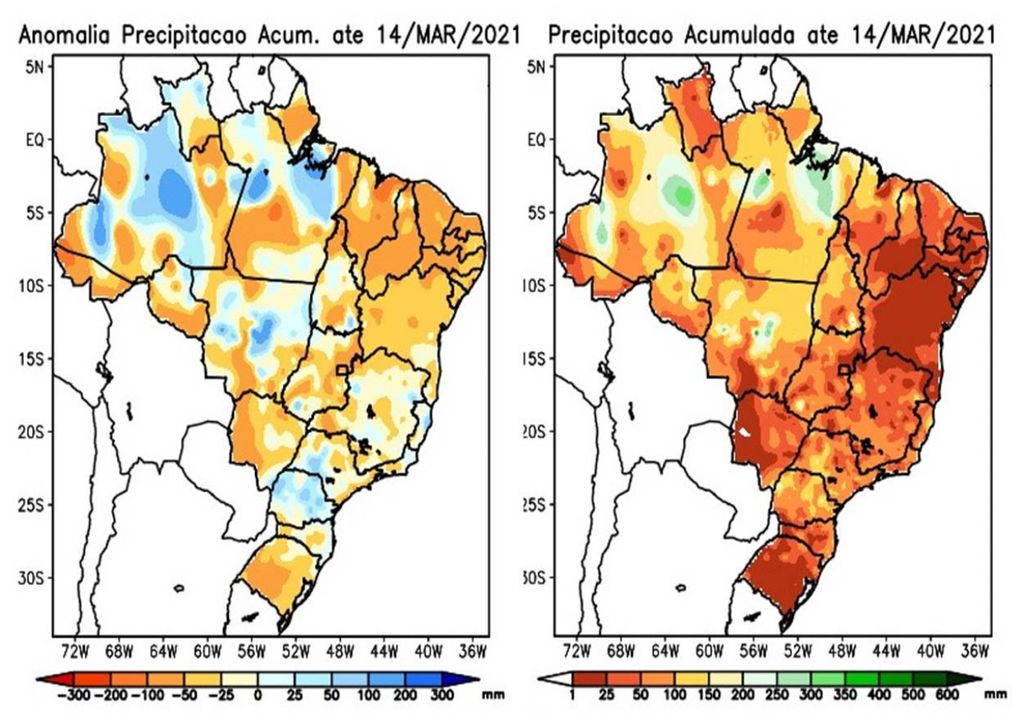 clima; chuvas; março; inmet