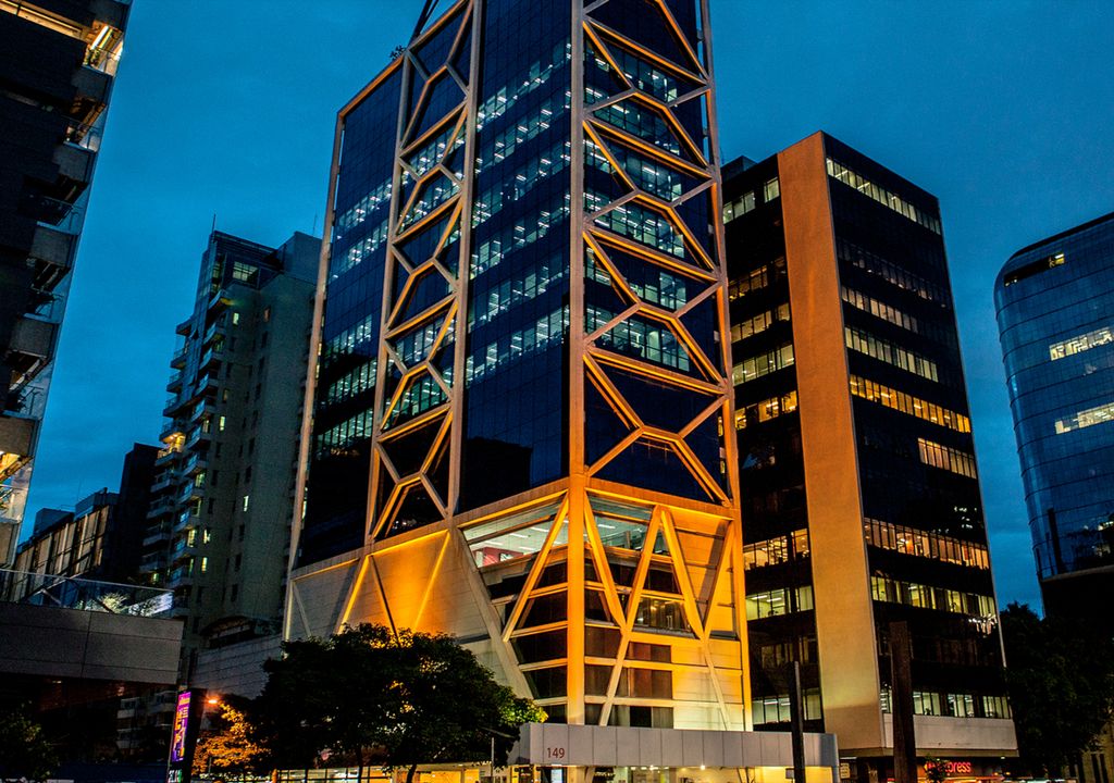 Fachada do prédio do Itaú Cultural.