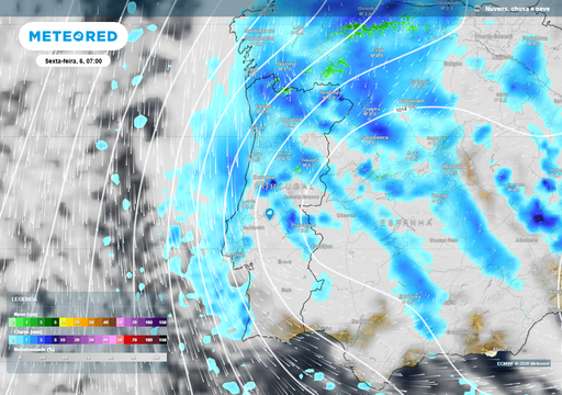 O que vir&aacute; depois da Depress&atilde;o Regina: uma nova gota fria provocar&aacute; mais chuva nestas regi&otilde;es
