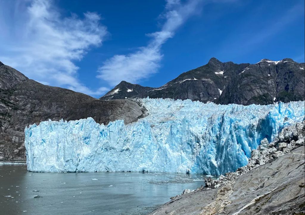 glaciar; degelo; Alasca