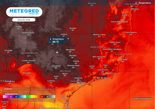 O tempo no Sudeste do Brasil: semana com máximas próximas dos 40°C na região e nova frente fria no fim de semana