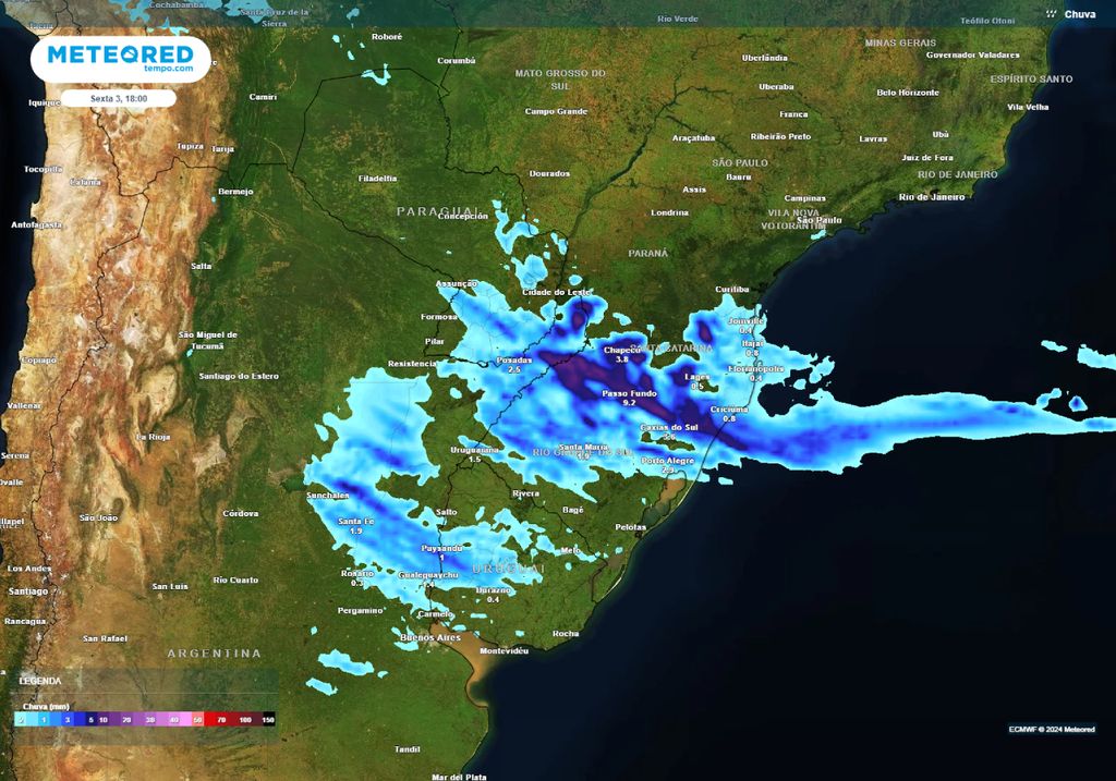 alerta de chuvas intensas