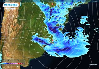 O tempo na Região Sul na semana: chuva em todos os estados e alerta para potencial ciclone intenso e tempo severo