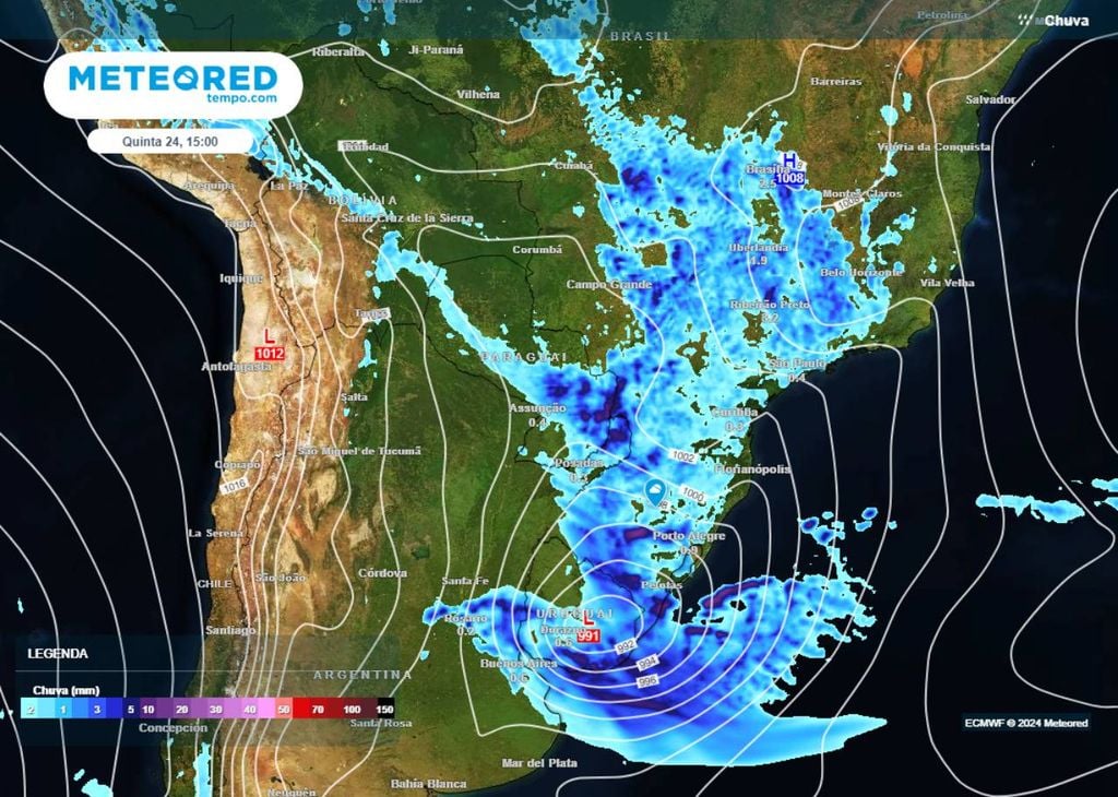 previsão precipitação