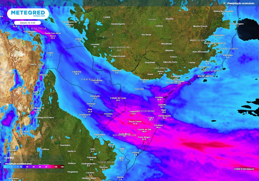 alertas chuvas Rio Grande do Sul