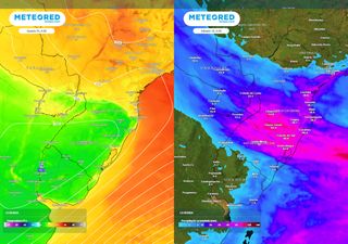 O tempo nesta semana no Brasil: intensa massa de ar frio avança pelo centro-sul e semana termina com mais chuva no RS