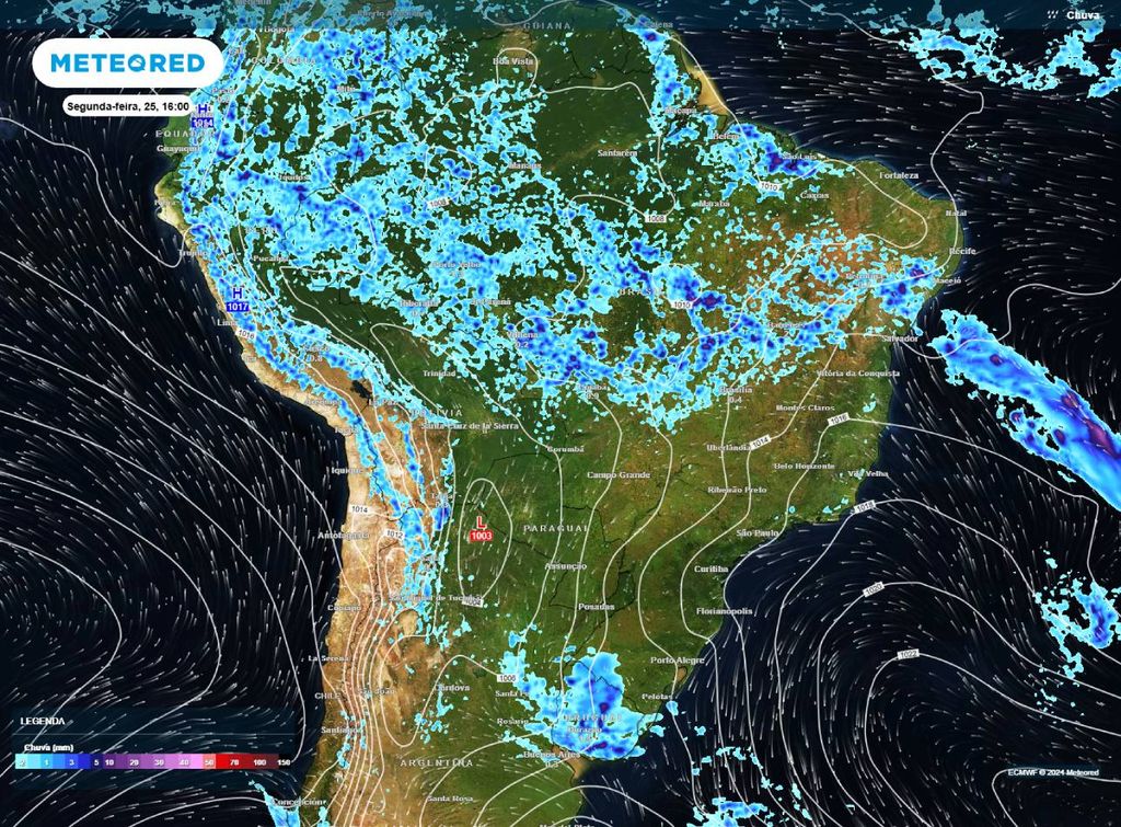 previsão do tempo segunda-feira