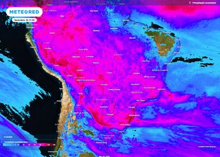O tempo no Brasil na próxima semana: frente fria traz risco de chuvas intensas e de tempestades em boa parte do país