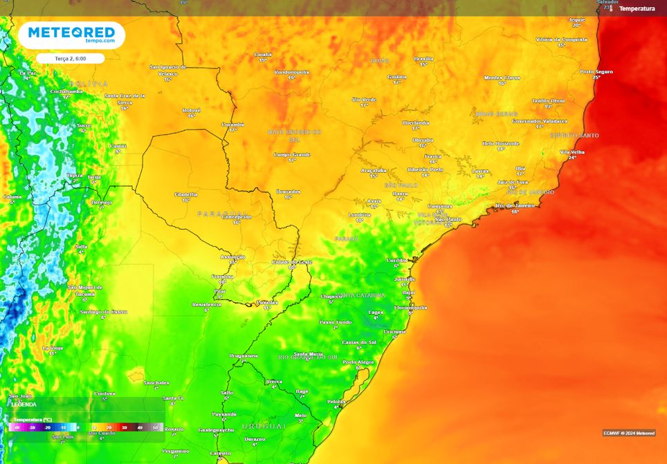 frio perde intensidade