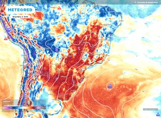 O tempo no Brasil na semana: bloqueio atmosférico prolonga a onda de calor e reduz muito as chuvas no país 