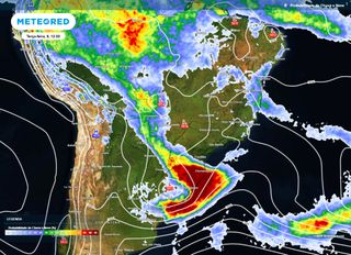 O tempo no Brasil nesta semana: formação de ciclone traz alerta de chuvas intensas no início da semana