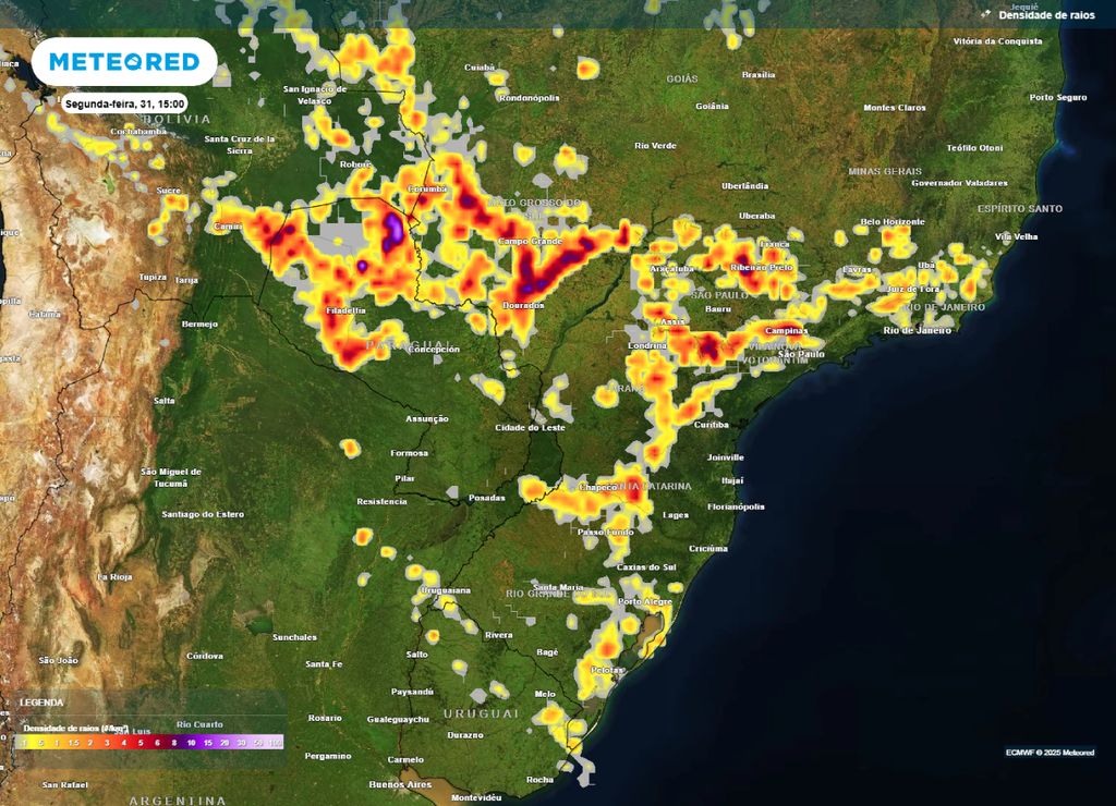 alerta de tempestades