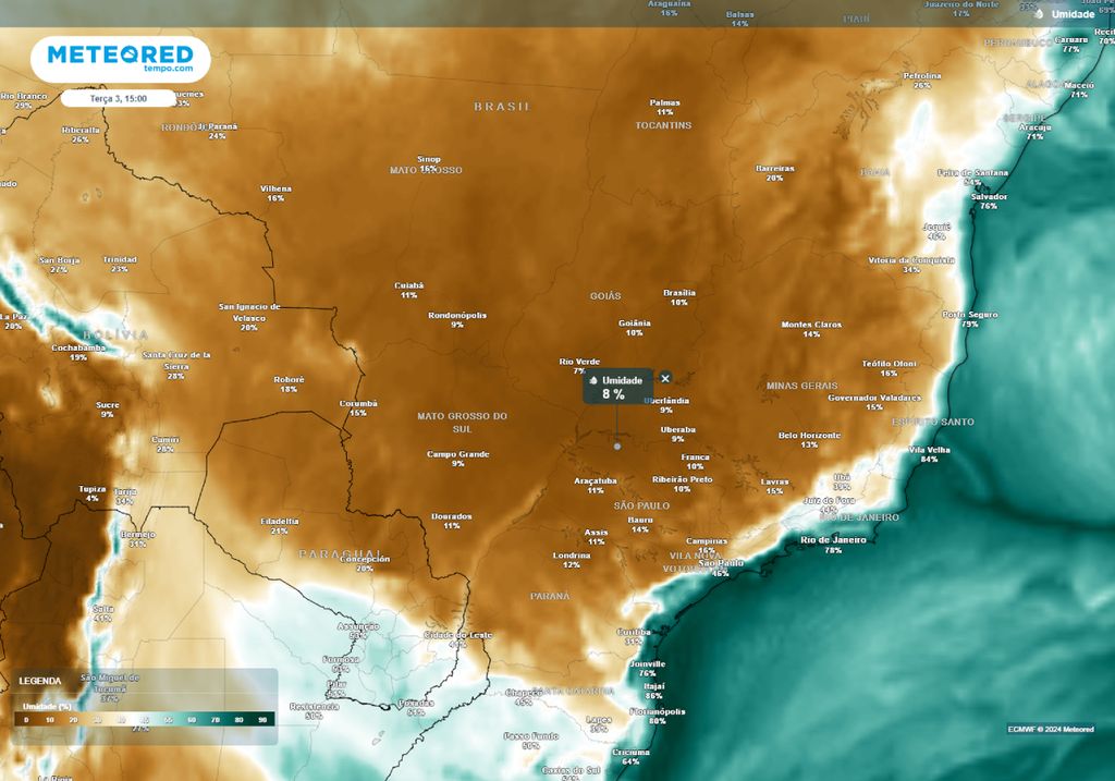 alerta de seca extrema