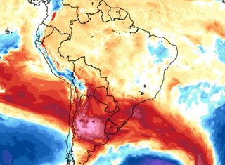 O tempo no fim de semana: frente fria vai embora e massa de ar mais quente atua no Brasil!