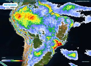 O tempo no fim de semana no Brasil: chuvas aumentam junto com o risco de tempestades no Sul, Sudeste e Centro-Oeste