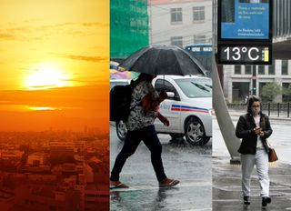 O tempo no fim de semana no Brasil: frio, calor, sol e chuva são previstos pelo país; veja o que acontece na sua região