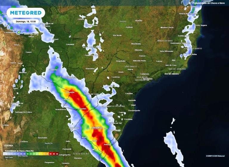 O tempo no fim de semana no Brasil: nova frente fria chega ao Brasil neste domingo; veja o que esperar
