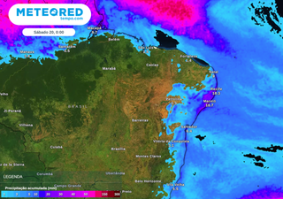 O tempo no Nordeste do Brasil: semana com previsão de chuva para quase todas as capitais da região
