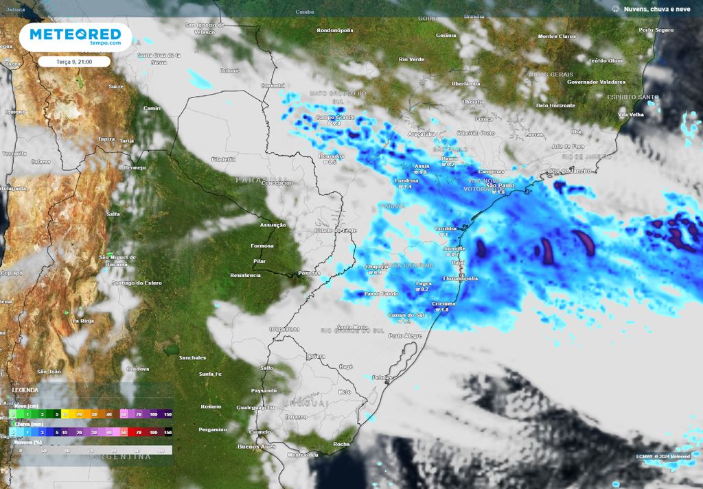 alerta de chuvas intensas