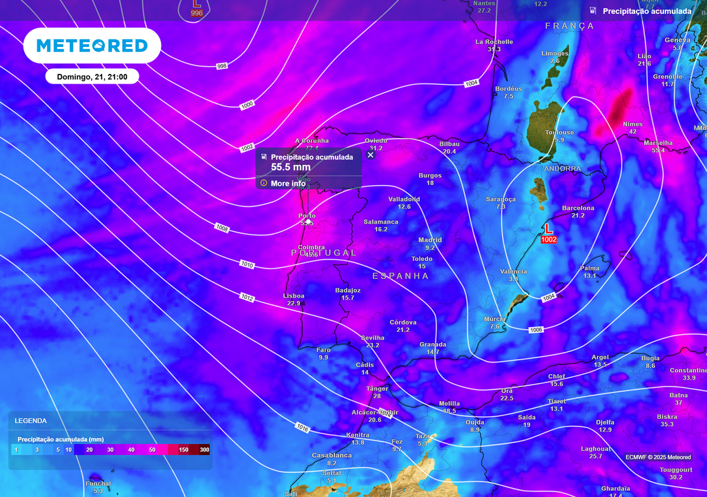 precipitação acumulada precipitação acumulada