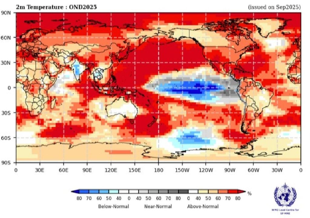 Anomalias da temperatura Anomalias da temperatura