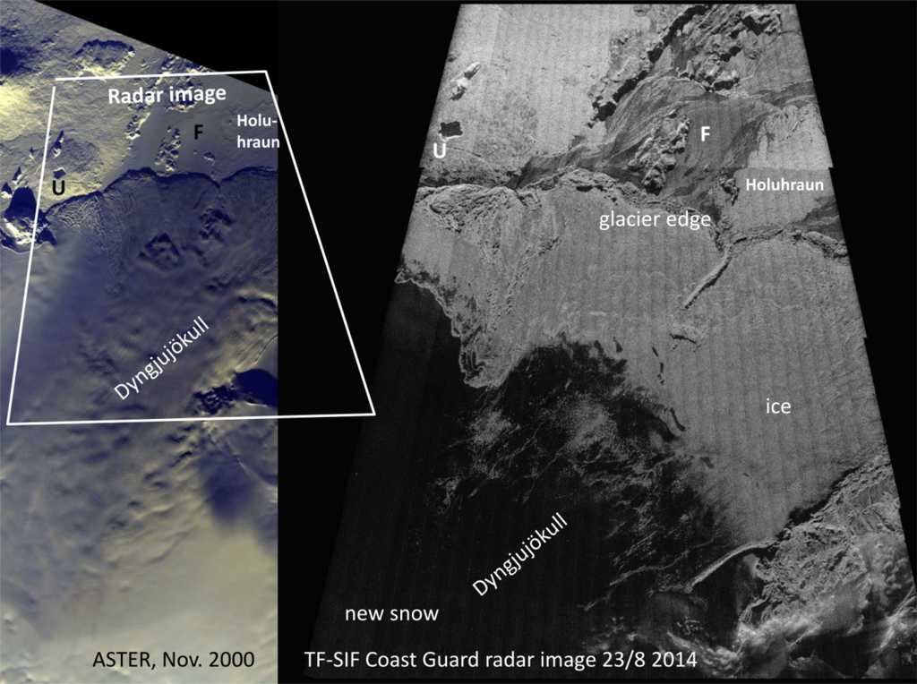 Observaciones Del 23 De Agosto De 2014 Sobre El Volcán Bárðarbunga