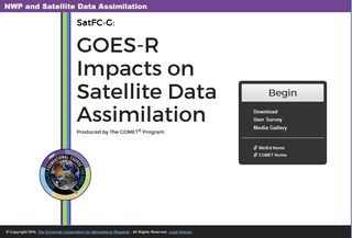 Observaciones del GOES-R y asimilación de datos de satélite