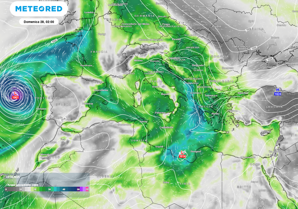Acqua precipitabile.