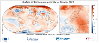 Octubre 2020: el octubre más cálido en Europa, según Copernicus