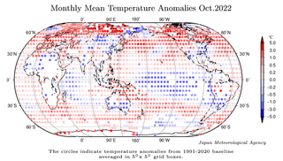 Octubre 2022 a nivel global: el tercero más cálido