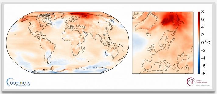 Octubre De 2016 Según Datos De Copernicus