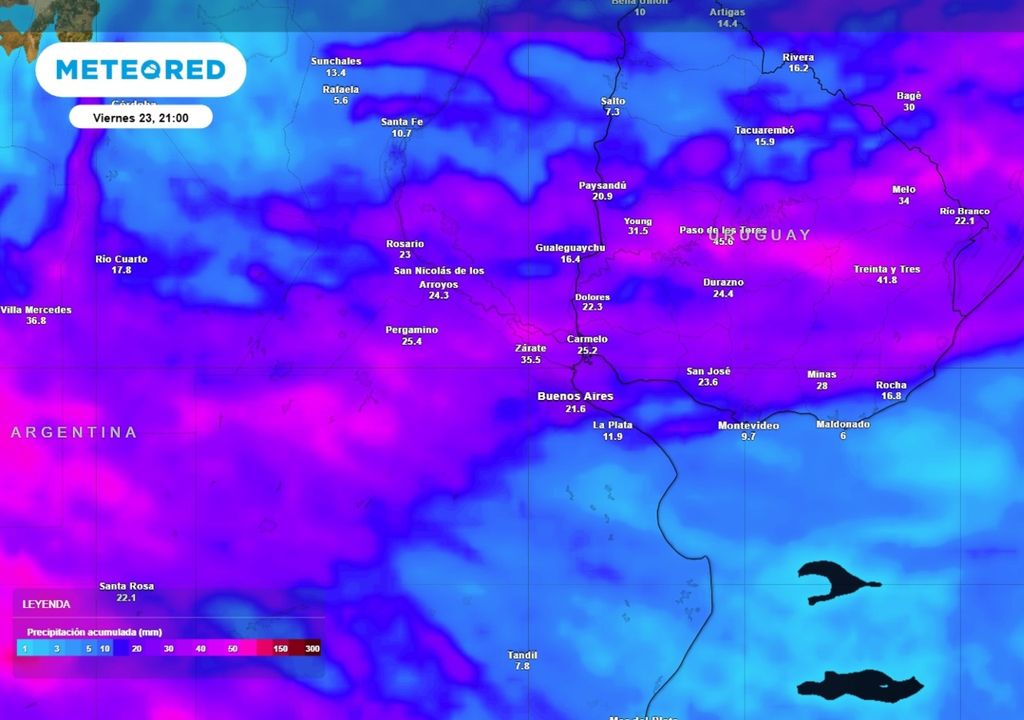 tormentas La segunda parte de la semana apunta a ser mucho más húmeda e inestable