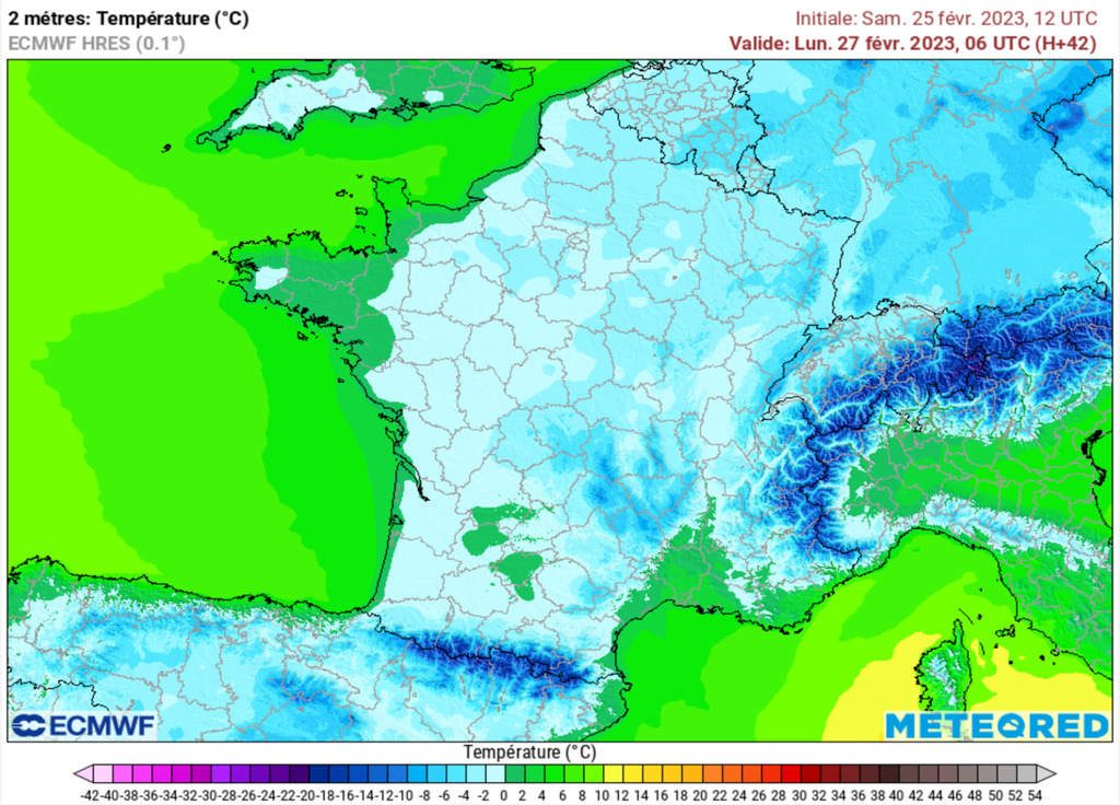 Les gelées seront quasiment généralisées lundi matin.