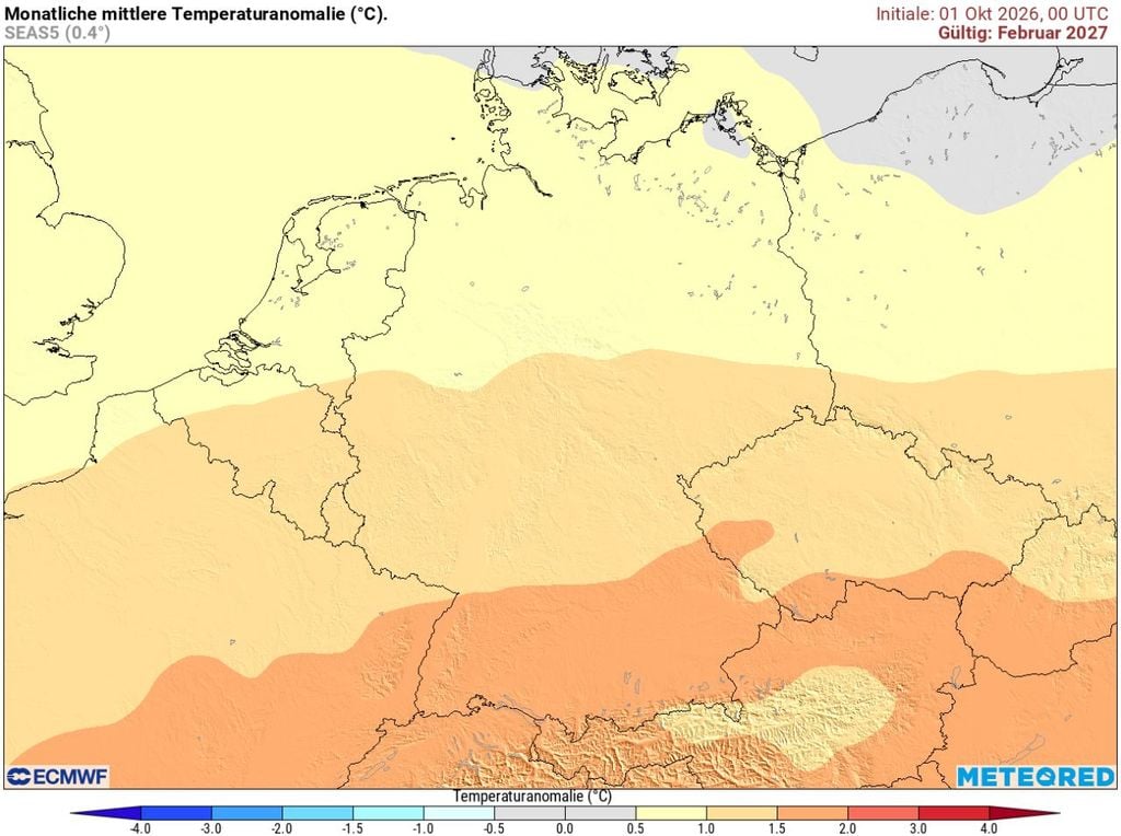 Kalter Winter 2026/27? Die Langfristwettermodelle sehen das anders.