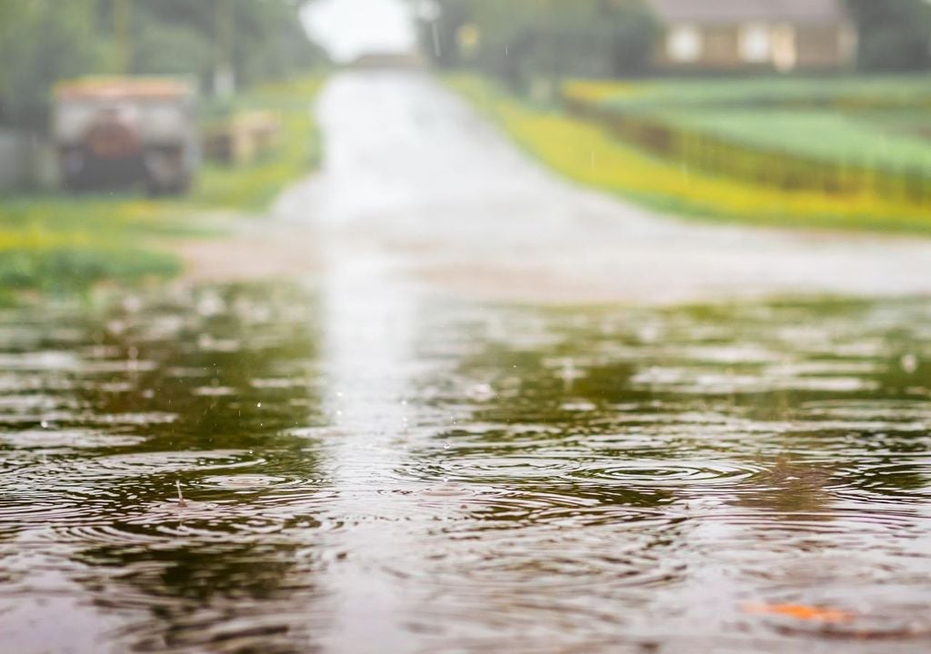 Regen Wasser Boden nass versickern Auch die Bodenbeschaffenheit spielt hierbei eine wichtige Rolle: Umso versiegelter die Flächen sind, desto schlechter kann das Regenwasser versickern