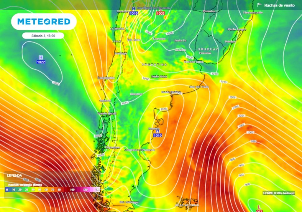 Alerta naranja Costa Atlántica bonaerense vientos fuertes ráfagas