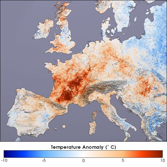 Ola De Calor Europea En El Verano Del 2003