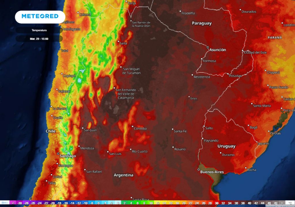 calor altas temperaturas récord noviembre Argentina