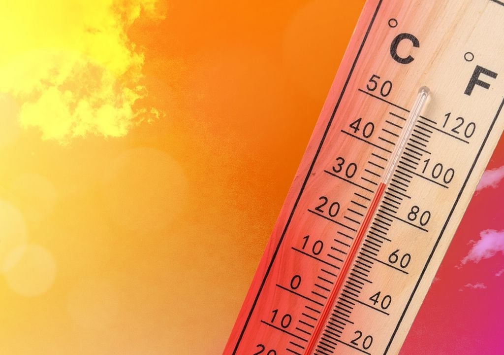 ola de calor; termómetro; temperaturas extremas