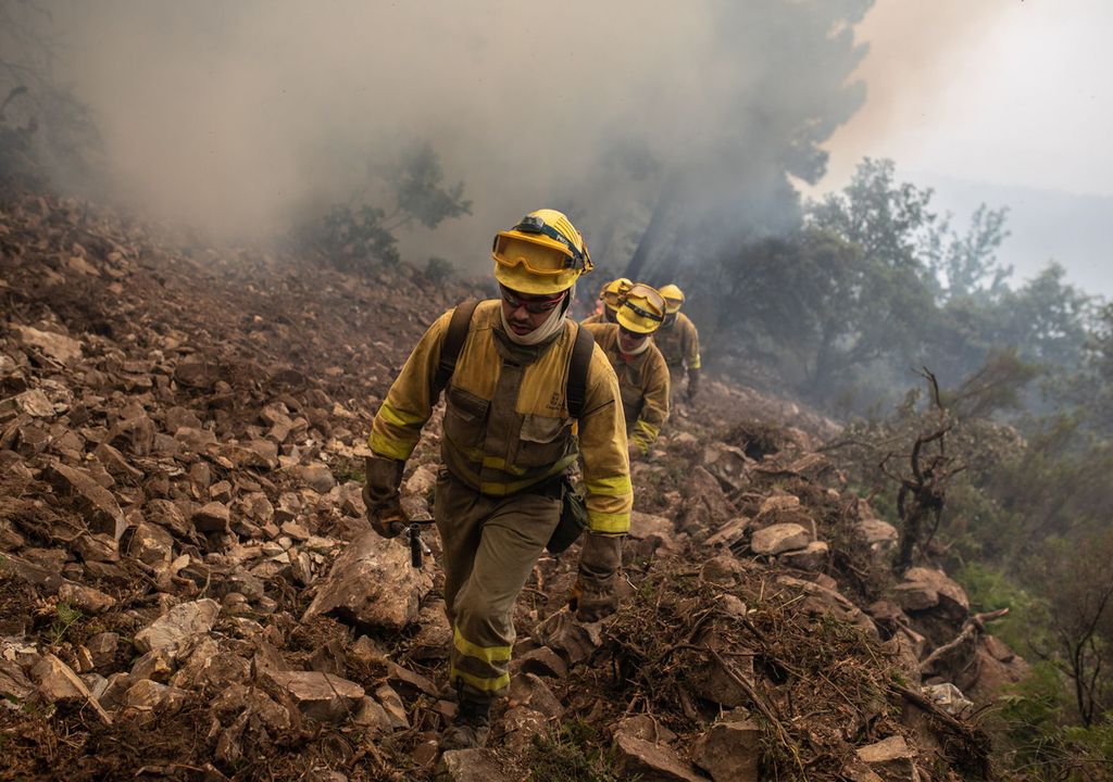 ola alerta de calor en España incendios forestales fuego