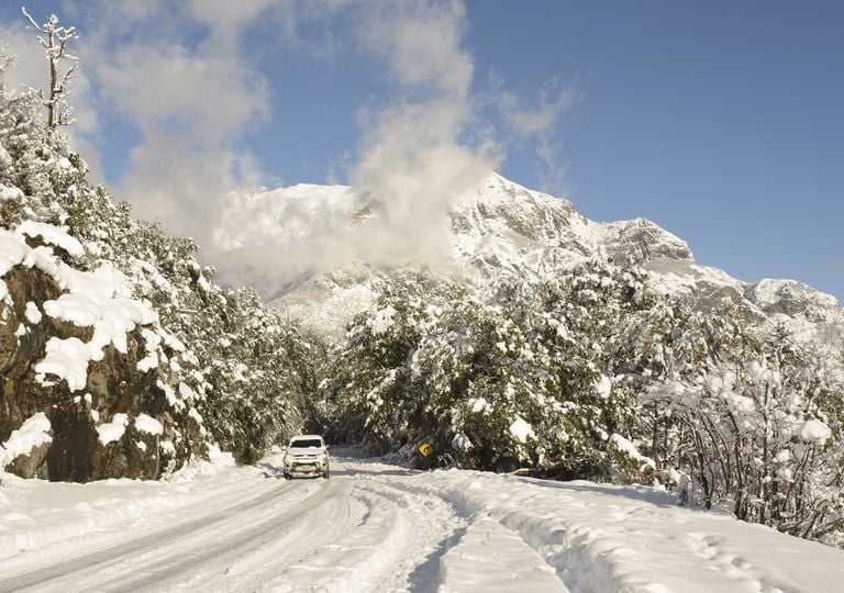 Camino nevado sur Argentina Camino nevado sur Argentina