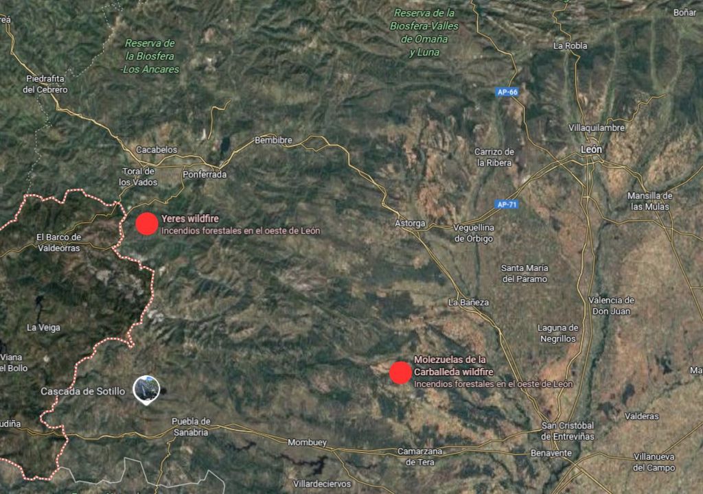 Incendios forestales en España, Yeres y Molezuelas, Meteored, Chile Incendios forestales en España, Yeres y Molezuelas, Meteored, Chile