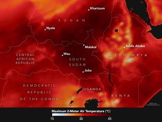 Una ola extrema de calor afecta a África Oriental y ha obligado a tomar medidas extraordinarias