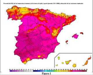Olas de calor en España desde 1975. Parte I