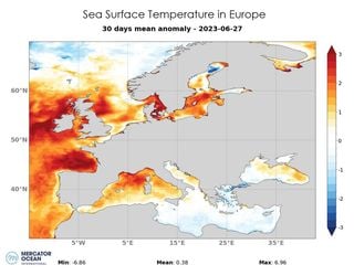 Olas de calor oceánicas «sin precedentes, pero no inesperada»: el caso de la de 2023