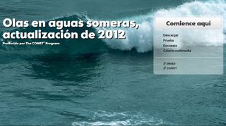 Olas en aguas someras